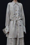 Mutedance 24 Autumn and Winter Flower Dye Button Dress MD-MD24FW96-celadon